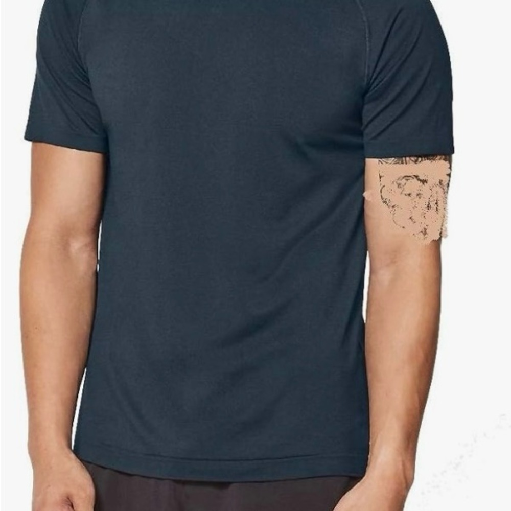 Lululemon Metal Vent Tech Stretch Your Head Short Sleeve T Shirt Size Small